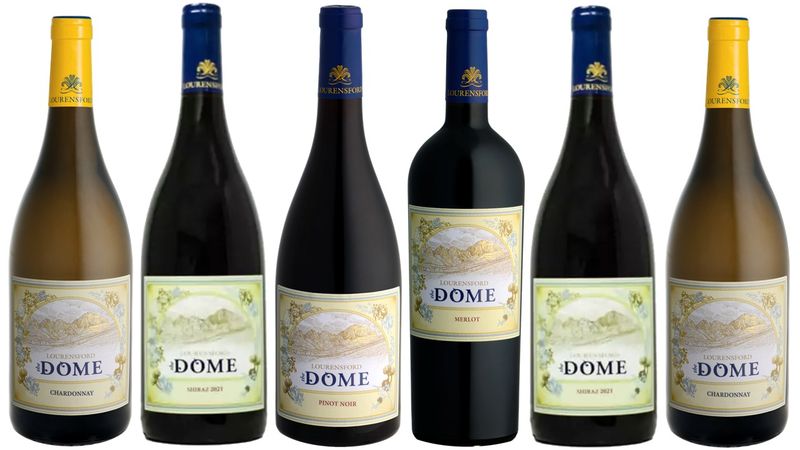 Mixed case of Lourensford - The Dome Wines - 6 x 750ml