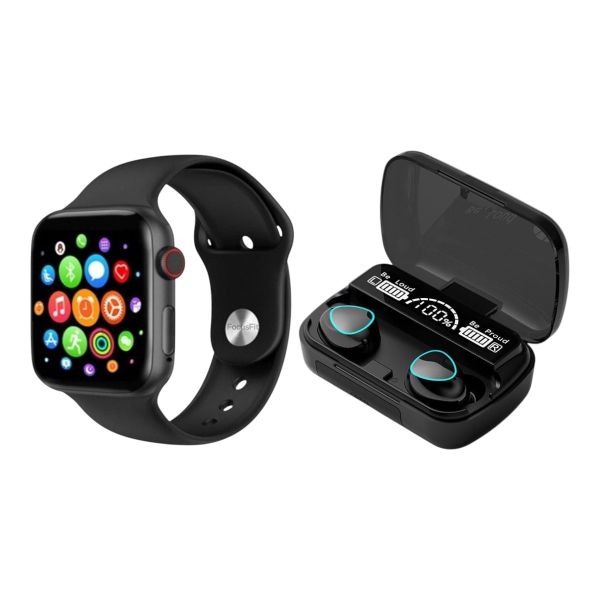 T500 Smartwatch and M10 TWS Bluetooth Earbuds Set
