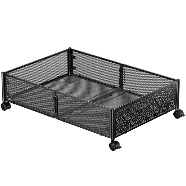 Under Bed Storage with Wheels Foldable Metal Storage Containers for Bedroom