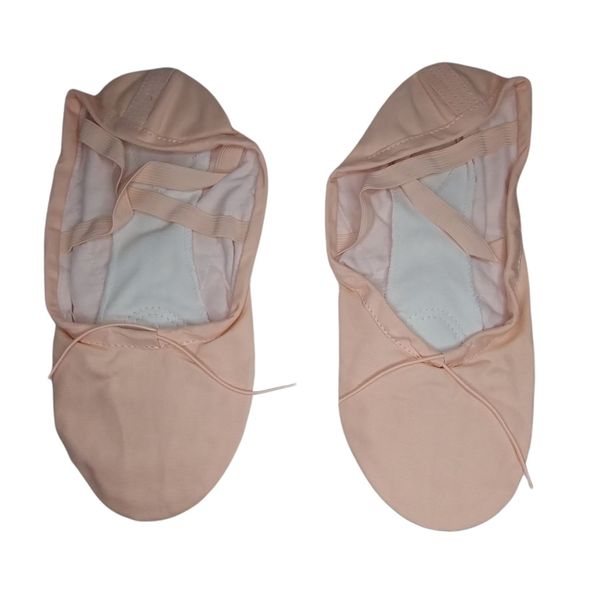 Canvas Ballet Split Leather Sole