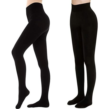 Black Winter Thick Pants Thermal Legging Pantyhose Tights For Women TruVon, South Africa