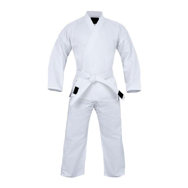 Karate Training Uniform Suit Set Including Belt - Size: 1/140cm - White