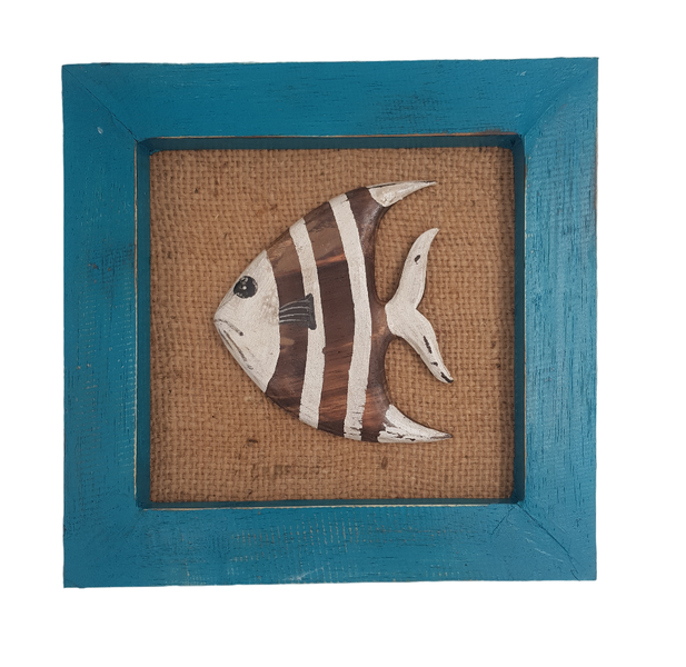 Fish In Frame - 27 x 27cm