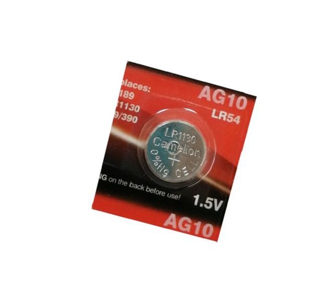CAMELION AG10-BP1 A Coin Battery SOX 1.5V 80mA 11.6x3.1mm