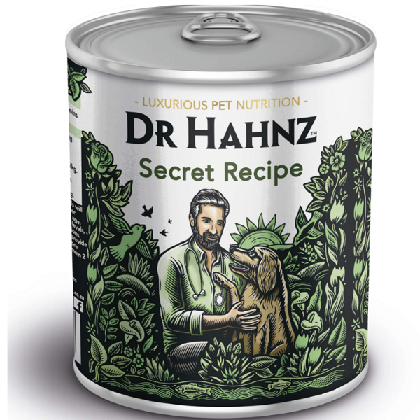 Dr Hahnz Dog Wet Food Secret Recipe (6 cans x 830g)