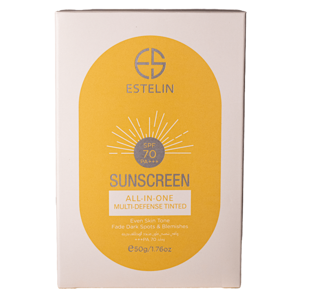 Estelin Sunscreen All-In-One Multi-Defense Tinted SPF 70 PA +++