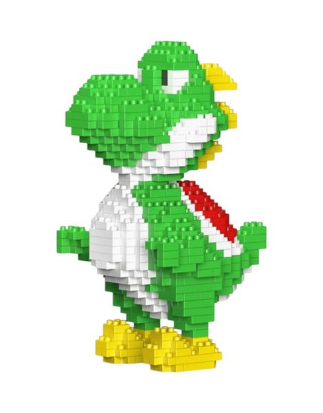 550 Piece - DIY 3D Assembled Dragon Building Blocks - Multicolor