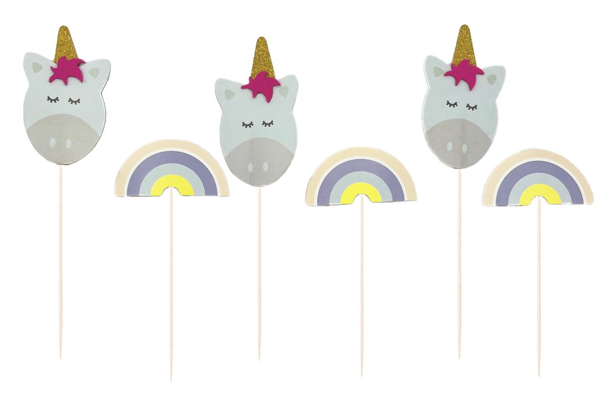 Unicorns and Rainbows Cupcake Toppers 6 Toppers Shop Today. Get it
