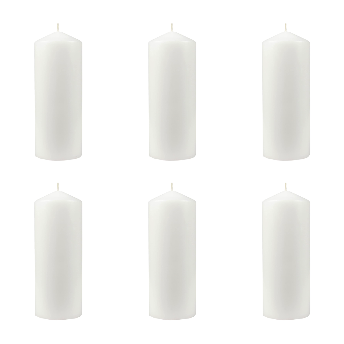 Pack of 6 Unscented Column Wax Candles | Shop Today. Get it Tomorrow ...