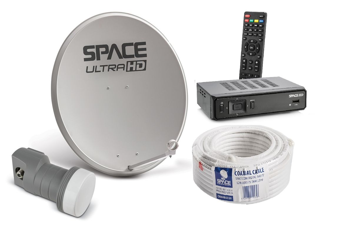 Space TV Free to Air Satellite Decoder Kit Dish Included Shop Today