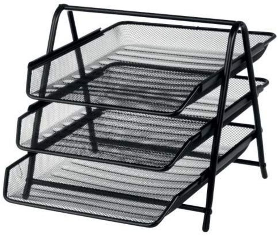 LANDA Wire Mesh Metal Desk Letter Tray Set 3Tier Shop Today. Get