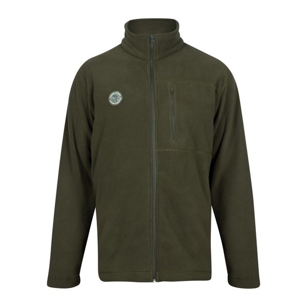 Sniper Africa Mens Olive EDW Fleece Zipper Top