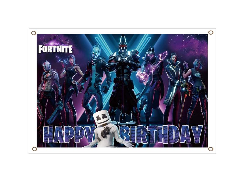 Fortnite Birthday Banner - PVC Banner 1.3mx900mm