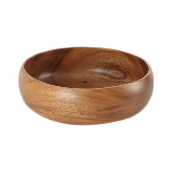 Kunta Kinter Wooden Food Bowl