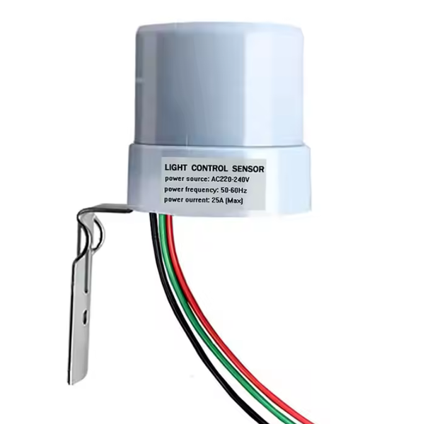 AS25-20A Auto Light Sensor | 220V 25A Dusk-to-Dawn Switch