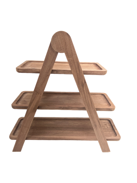 Wooden Dessert Shelf Display-3 Layers