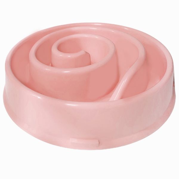 Happy Hunting Slow Feeder Pet Bowl – Pink