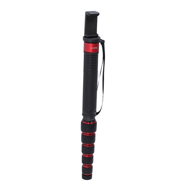 Carbon Fiber Monopod - 6-Section Walking Stick Design