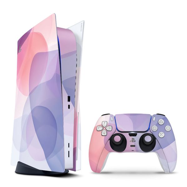 Decal Skin Compatible with PS5 (Disc) - Soft Pastel Fusion (Decal Only)