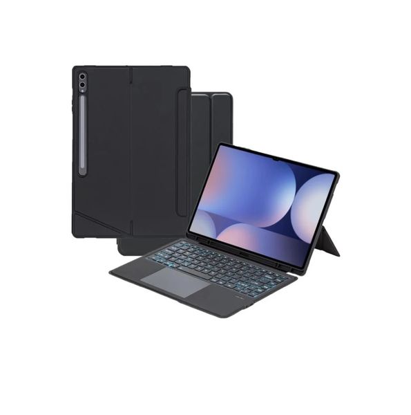 Smart Trackpad Keyboard Case Compatible with Samsung Galaxy S9 Tablet "11inch