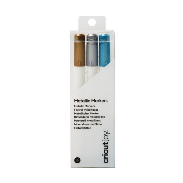 Cricut Joy Medium Point Markers 3-pack (Gold, Silver, Blue)