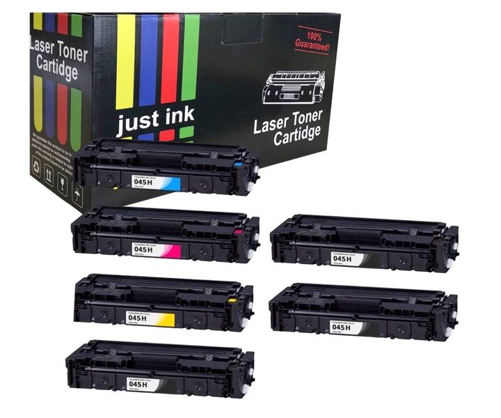 Compatible Canon 045H Multipack x 2 + 2 x Extra Black Toner Cartridges