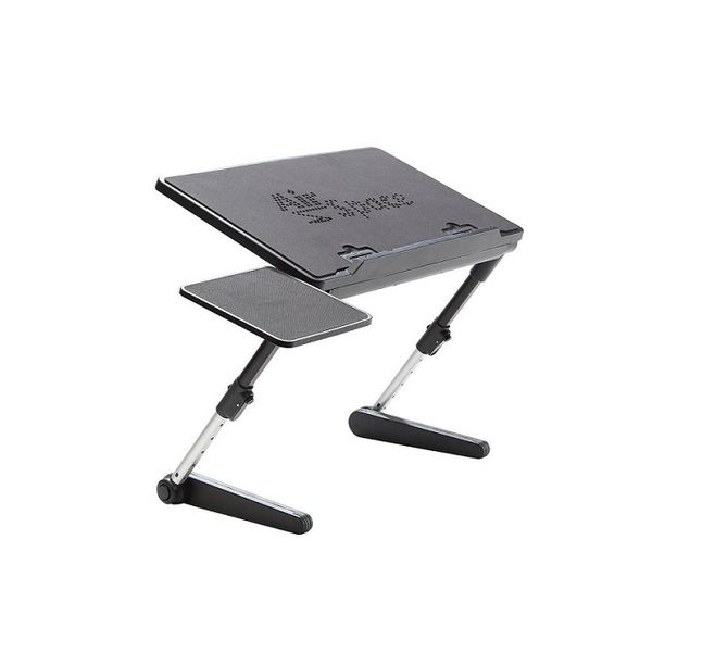 Stand &amp; Work Adjustable Laptop Desk With Mountable Mouse Tray