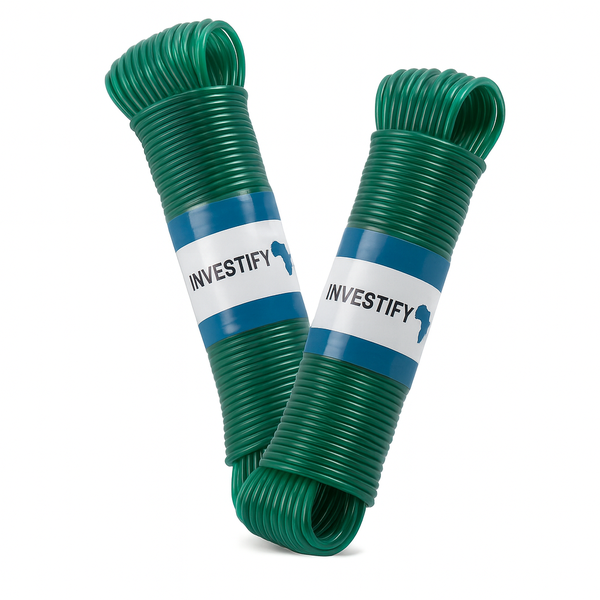 Investify Green Heavy Duty Wash Line Pack of 2