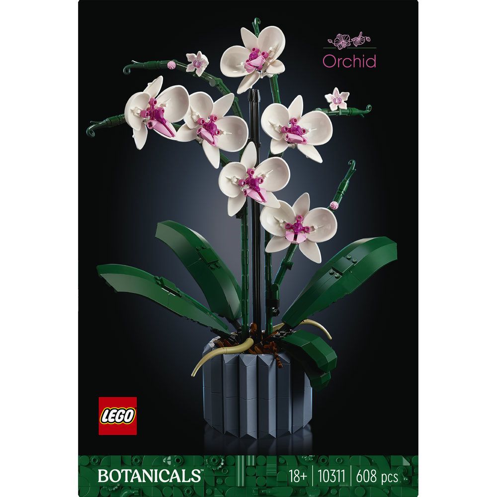 LEGO® Botanicals Orchid 10311 Plant Decor Building Kit (608 Pieces