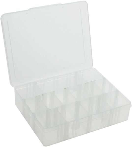 Plastic Box With Lid 14 Compartments