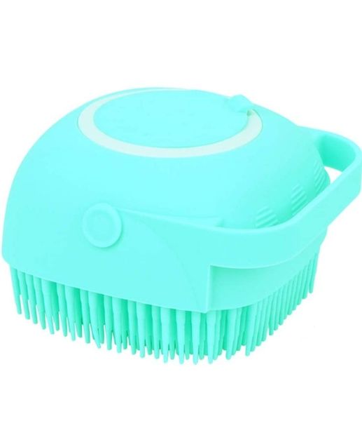 Silicone Bath Soft Body Shower Brush Exfoliating Scrub Soap Dispenser