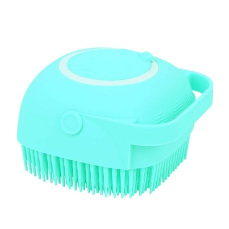 Silicon Massage Bath Brush Hair, Silicon Wash Scrubber, Cleaner & Massager, Soap  Dispenser