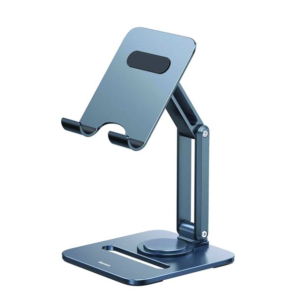 Baseus Desktop Biaxial Foldable Metal Stand for Tablets - Space Grey
