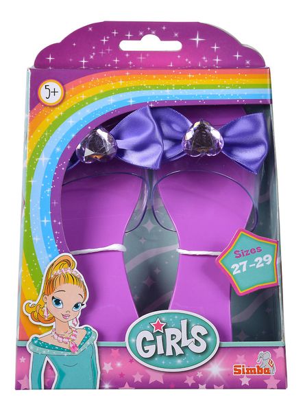Steffi Love Girls Shoes with Ribbon Purple