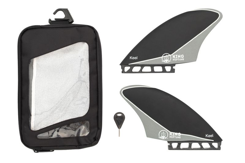 King Neptune Keel Fins - Futures Compatible with carry case &amp; fin key