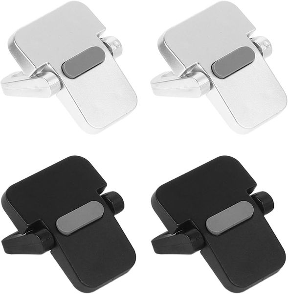 Invisible Laptop Stand Riser, Alloy Mini Mount for Home Office, Silver