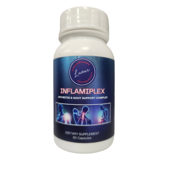 Inflamiplex - Arthritis and Gout Support - 30 Capsules - Lueur