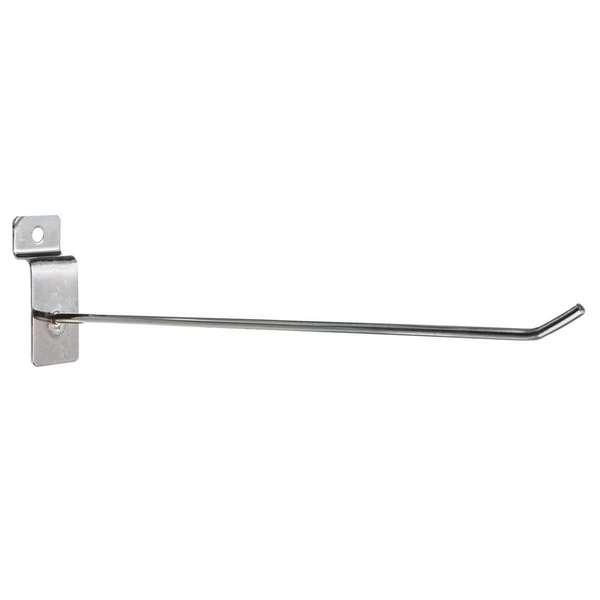 125 x Slatwall Single Hook Pin Shop Display Fitting Prong Hanger 200mm