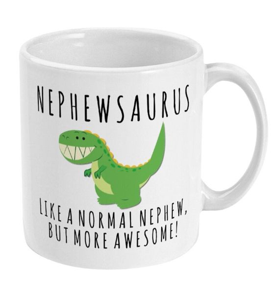 Nephewsaurus Rawr Nephew Christmas Birthday For Him Gift Mug