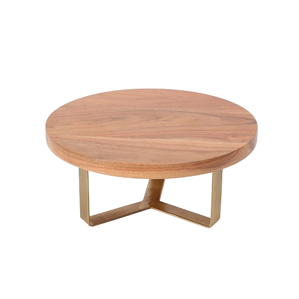 Round Cake Wooden Stand