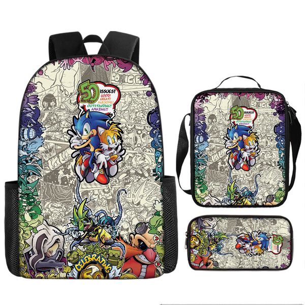 Lunch Box &amp; Pencil Case Sonic image