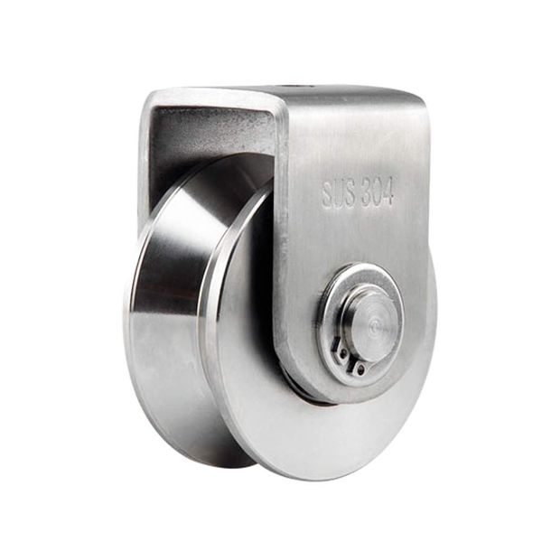 Tool V-Shape 201 Stainless Steel Gate Slot Roller Castor Wheel -16mm