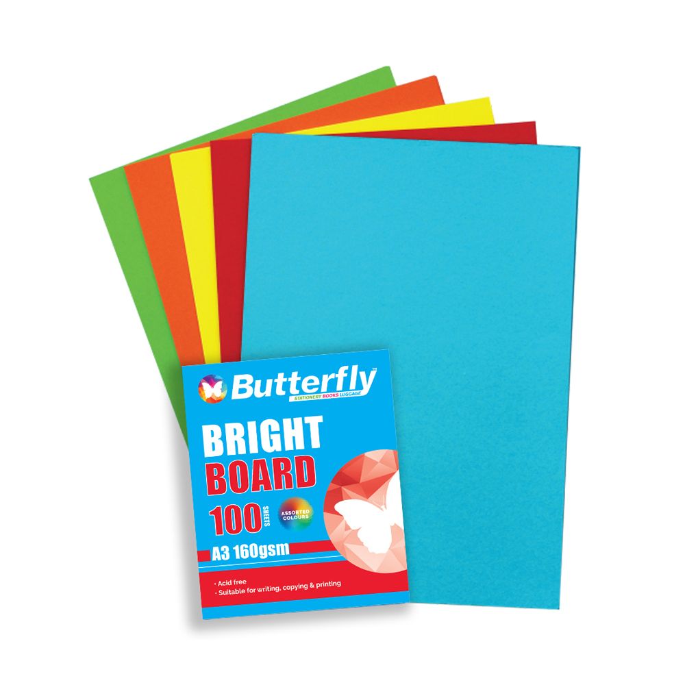 Butterfly Mixed Board - A3 160gsm Bright - Pack Of 100 | Shop Today ...