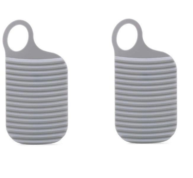 2 Pack Mini Washboards, Handheld Scrubbing Board, Compact Laundry Tool