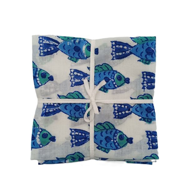 Cotton Ikat One size fits all Cloth Napkin