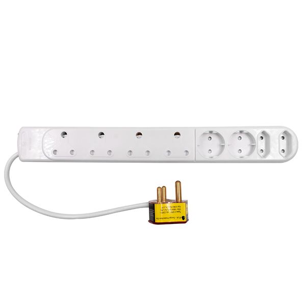 Digitech 8 Way Surge Multiplug 4x16A+2x5A+2xShuko