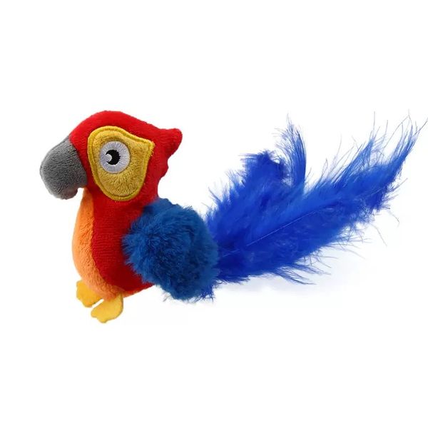 GiGwi Melody Chaser Parrot Cat Interactive Toy with Sound Chip Pet Buddy