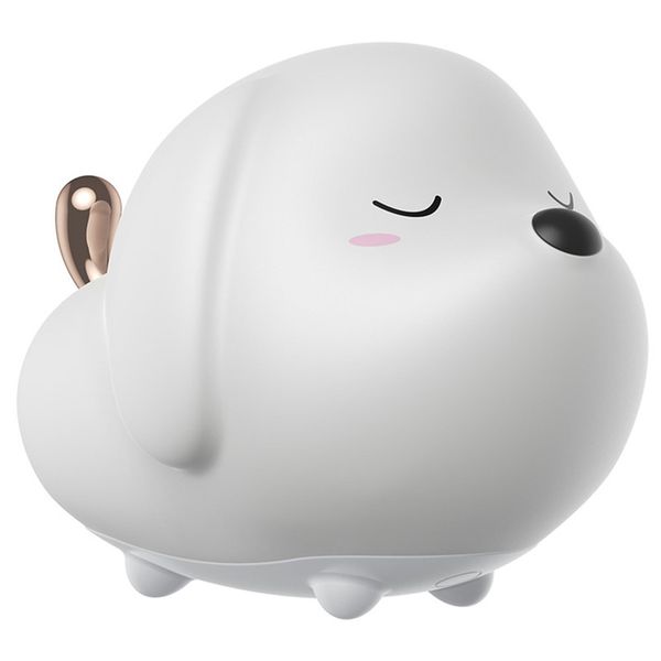 Baseus Cute Series Doggy Silicone Portable Night Light - White