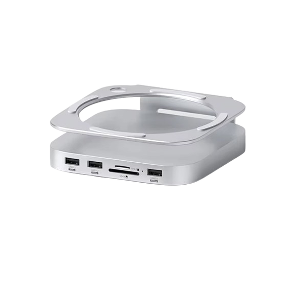 Docking Station Hub + HDMI, M.2 SSD Enclosure Compatible with Mac Mini M4 / M4 Pro