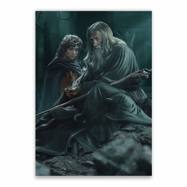 Gandalf And Frodo Poster - A1